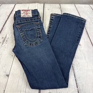 TRUE RELIGION BOBBY Skinny Blue Jeans Youth Girls Size 12